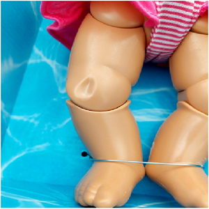 عروسک نوزاد شناگر 33 سانتی متری Swimming Doll -اسباب بازی
